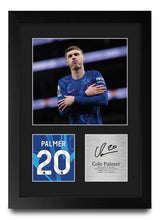Load image into Gallery viewer, HWC Trading Cole Palmer Chelsea Gifts Printed Signed Autograph Picture for Football Fans and Supporters - A3 Framed
