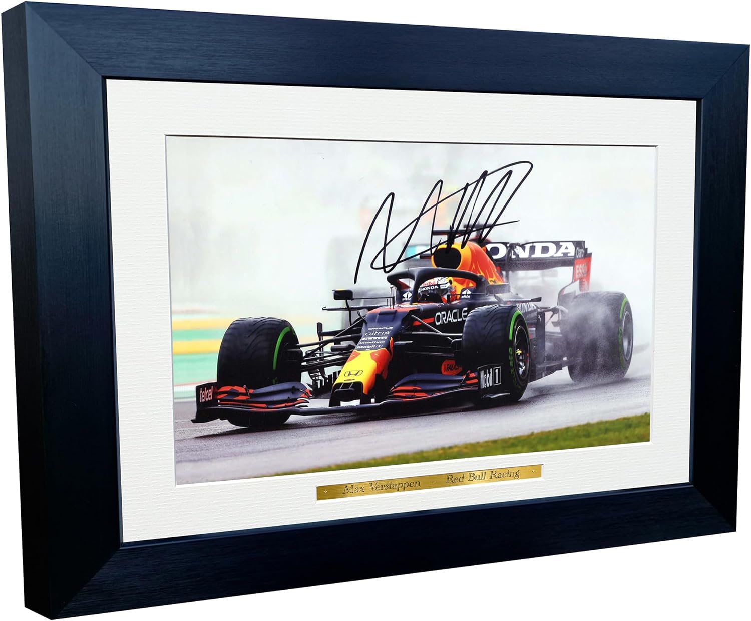 Kitbags & Lockers A4 12x8 Max Verstappen Red Bull Signed Photo Photograph Picture Formula 1 F1 Celebration