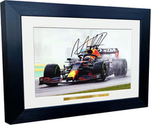 Load image into Gallery viewer, Kitbags &amp; Lockers 12x8 A4 Max Verstappen Red Bull Autographed Signed Photo Photograph Picture Frame Racing Formula 1 F1 Poster Gift