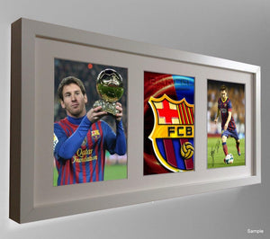 Kitbags & Lockers Large Signed Lionel Messi Barcelona Photo Picture Frame Autographed 1