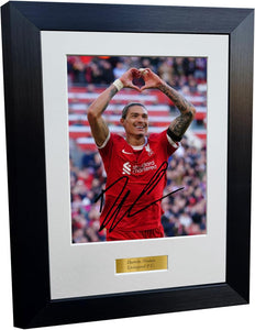 12x8 A4 Darwin Nunez Liverpool F.C. Autographed Signed Photo Photograph Picture Frame Football Soccer Poster Gift 8x6