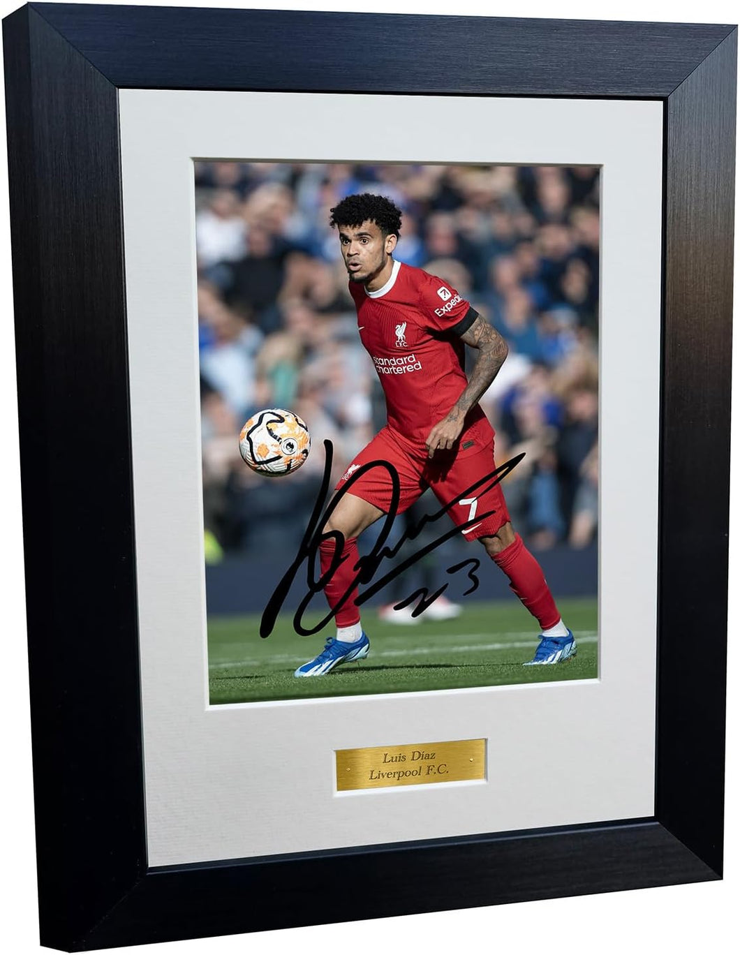 12x8 A4 Luis Diaz Liverpool F.C. Autographed Signed Photo Photograph Picture Frame Football Soccer Poster Gift 8x6