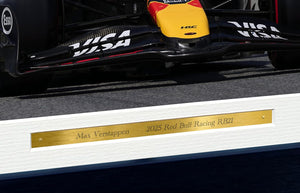 Kitbags & Lockers 12x8 A4 2025 Max Verstappen Red Bull Racing RB21 Autographed Signed Photo Photograph Picture Frame Racing Formula 1 F1 Poster Gift