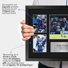 Load image into Gallery viewer, HWC Trading Cole Palmer Chelsea Gifts Printed Signed Autograph Picture for Football Fans and Supporters - A3 Framed