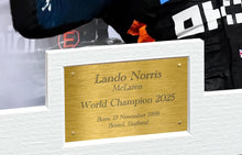 Load image into Gallery viewer, Kitbags &amp; Lockers 12x8 A4 Lando Norris World Champion 2025 McLaren MCL39 Car Autographed Signed Signature Photo Photograph Picture Frame Racing Formula 1 F1 Poster Gift 8