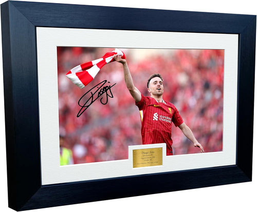 12x8 A4 Liverpool Signed Diogo Jota Autographed Photo Photograph Picture Frame Football Soccer Poster Gift 4