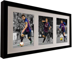 Kitbags & Lockers Signed Black 2018/19 Barcelona Photo Picture Frame Lionel Messi - Luis Suarez - Philippe Coutinho Autograph Photograph Gift
