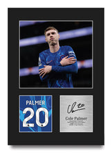 Load image into Gallery viewer, HWC Trading Cole Palmer Chelsea Gifts Printed Signed Autograph Picture for Football Fans and Supporters - A3 Framed