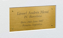 Load image into Gallery viewer, Kitbags &amp; Lockers 12x8 Lionel Messi FC Barcelona Signed Autographed Photo Photograph Picture Frame Soccer A4 Gift