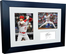 Load image into Gallery viewer, Kitbags &amp; Lockers 12x8 A4 Shohei Ohtani Los Angeles Angels Major League Baseball Autographed Signed Photo Photograph Picture Frame Poster Gift