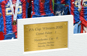12x8 A4 Crystal Palace FC FA Cup Winners 2025 Celebration Eze Mateta Henderson Munoz Nketiah Picture Frame Photograph Photo Poster Football Soccer Gift