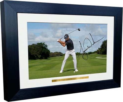 Kitbags & Lockers Tiger Woods US Open PGA Tour Champion Masters Golf Autographed Signed 12x8 A4 Photo Photograph Picture Frame Poster Gift Triple Swinging