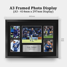 Load image into Gallery viewer, HWC Trading Cole Palmer Chelsea Gifts Printed Signed Autograph Picture for Football Fans and Supporters - A3 Framed