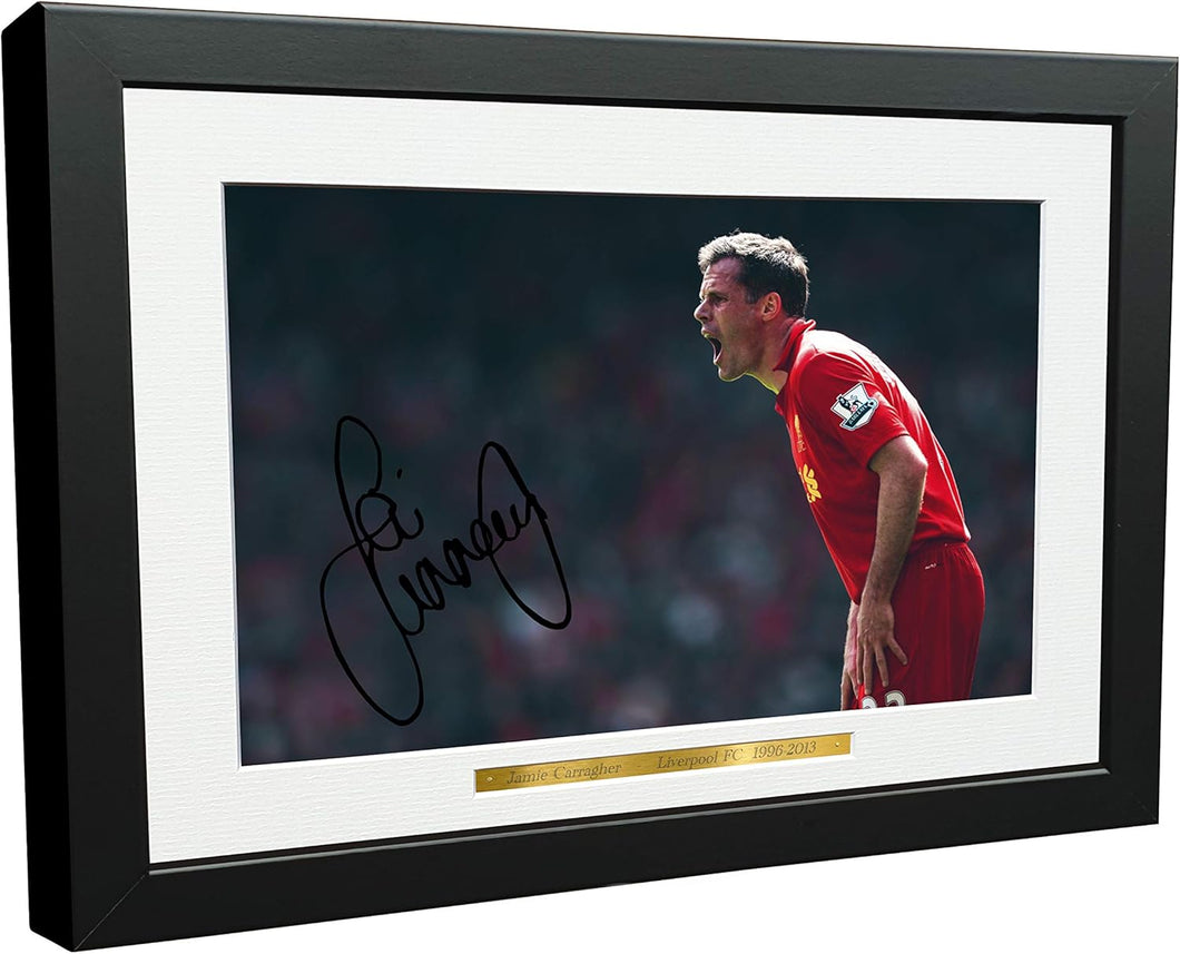 Kitbags & Lockers Jamie Carragher 12x8 A4 Liverpool Autographed Signed Photo Photograph Picture Frame Soccer Gift Poster