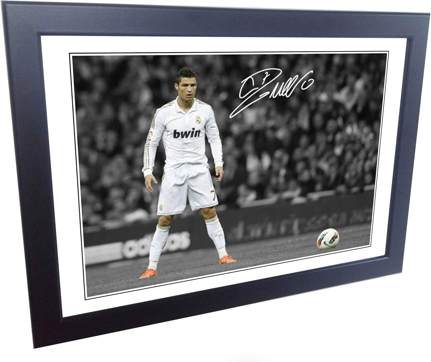 Kitbags & Lockers 12x8 A4 Signed Cristiano Ronaldo The Freekick Real Madrid Autographed Photo Photograph Picture