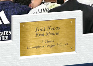 12x8 A4 Toni Kroos Real Madrid 6 Times Champions League Winner 2024 Winners Celebration Autographed Signed Photo Photograph Picture Frame Football Soccer Poster Gift