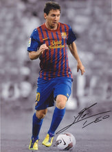Load image into Gallery viewer, Kitbags &amp; Lockers Signed Lionel Messi Barcelona Photo Photograph Picture Frame Autograph Football