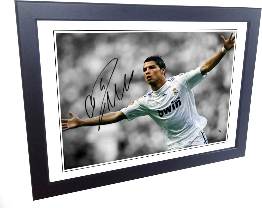 Kitbags & Lockers 12x8 A4 Signed Cristiano Ronaldo Real Madrid Autographed Photo Photograph Picture