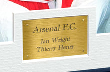 Load image into Gallery viewer, 12x8 A4 Signed Ian Wright Thierry Henry Arsenal Autographed Autograph Signed Signature Photograph Photo Picture Frame Football Soccer Poster Gift BW