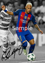 Load image into Gallery viewer, Kitbags &amp; Lockers 2016/17 Signed Lionel Messi Neymar Jr Luis Suarez Barcelona Photo Picture Photograph Autographed