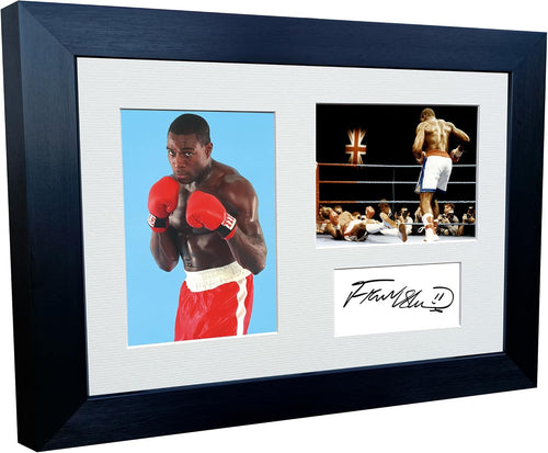 Kitbags & Lockers 12x8 A4 Signed Frank Bruno True Brit Boxing Autographed Photo Photograph Picture Frame Signature Poster Gift Triple