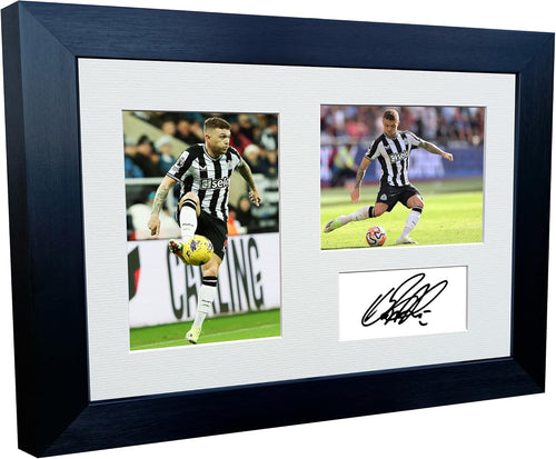 12x8 A4 Signed Kieran Trippier Newcastle United Autographed Autograph Signed Signature Photograph Photo Picture Frame Football Soccer Poster Gift Triple