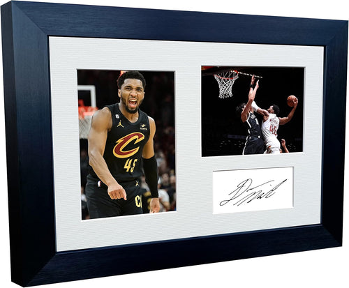 Kitbags & Lockers 12x8 A4 Donovan Mitchell Cavaliers Autographed Signed Photo Photograph Picture Frame Basketball Poster Gift Triple