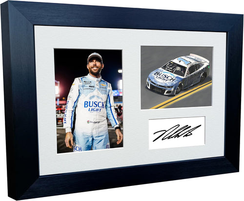 12x8 A4 Ross Chastain 2024 NASCAR No. 1 Chevrolet Camaro ZL1 Trackhouse Racing Signed Autographed Signature Triple Photo Photograph Picture Frame Poster Celebration Gift Watermelon Man