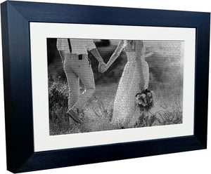 Kitbags & Lockers A3+ A4 Custom Bespoke Framed Gift Personal Photo With Song Music Album Lyrics Poem Sports Quotes Bands Singers Photograph Picture Frame Wall Art (A3+, Black Frame)