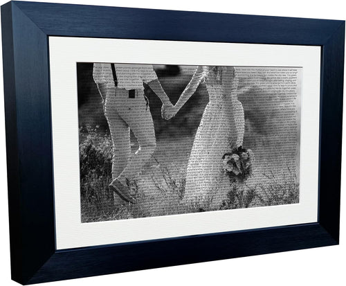 Kitbags & Lockers A3+ A4 Custom Bespoke Framed Gift Personal Photo With Song Music Album Lyrics Poem Sports Quotes Bands Singers Photograph Picture Frame Wall Art (A3, Black Frame)