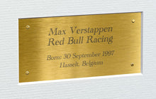 Load image into Gallery viewer, Kitbags &amp; Lockers 12x8 A4 Max Verstappen Red Bull Autographed Signed Photo Photograph Picture Frame F1 Formula One Poster Gift Gold