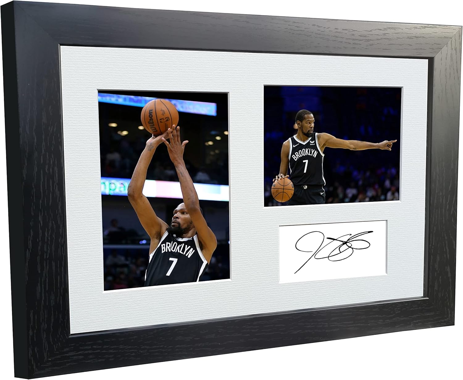 Kitbags & Lockers 12x8 A4 Kevin Durant Brooklyn Nets Autographed Signed Photo Photograph Picture Frame Basketball Poster Gift