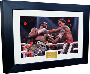 Kitbags & Lockers 12x8 A4 Terence Crawford Vs Errol Spence Jr. Boxing Fight Signed Autographed Autograph Photo Photograph Picture Frame UC