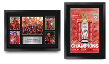 Load image into Gallery viewer, HWC Trading Liverpool 2025 Champions Gift Premier League Season 24-25 Winners Printed Memorabilia Signed Autograph Photograph Display for Football Fans and Supporters - A3 Framed