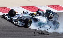 Load image into Gallery viewer, Kitbags &amp; Lockers Lewis Hamilton Signed 2014 F1 Formila 1 Champion Autographed Photo Photograph Picture Frame