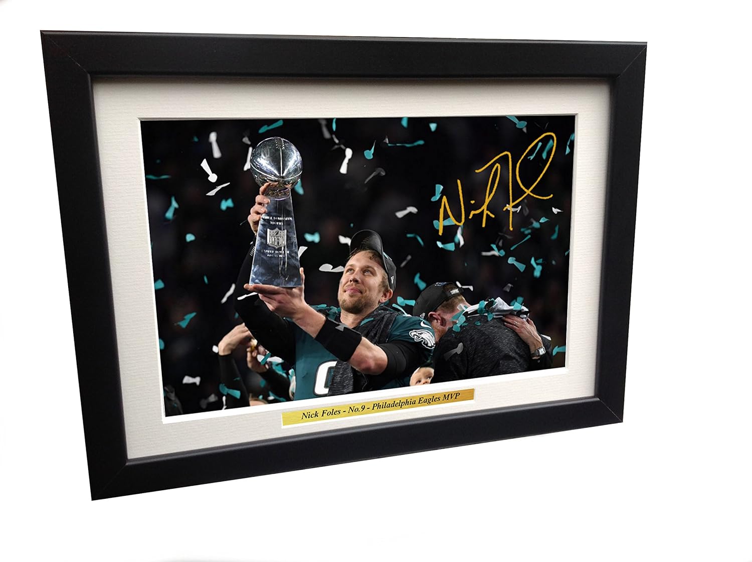 Kitbags & Lockers Nick Foles 12x8 A4 Signed Super Bowl 52 MVP Eagles Autographed Photo Photograph Picture Frame Poster Gift