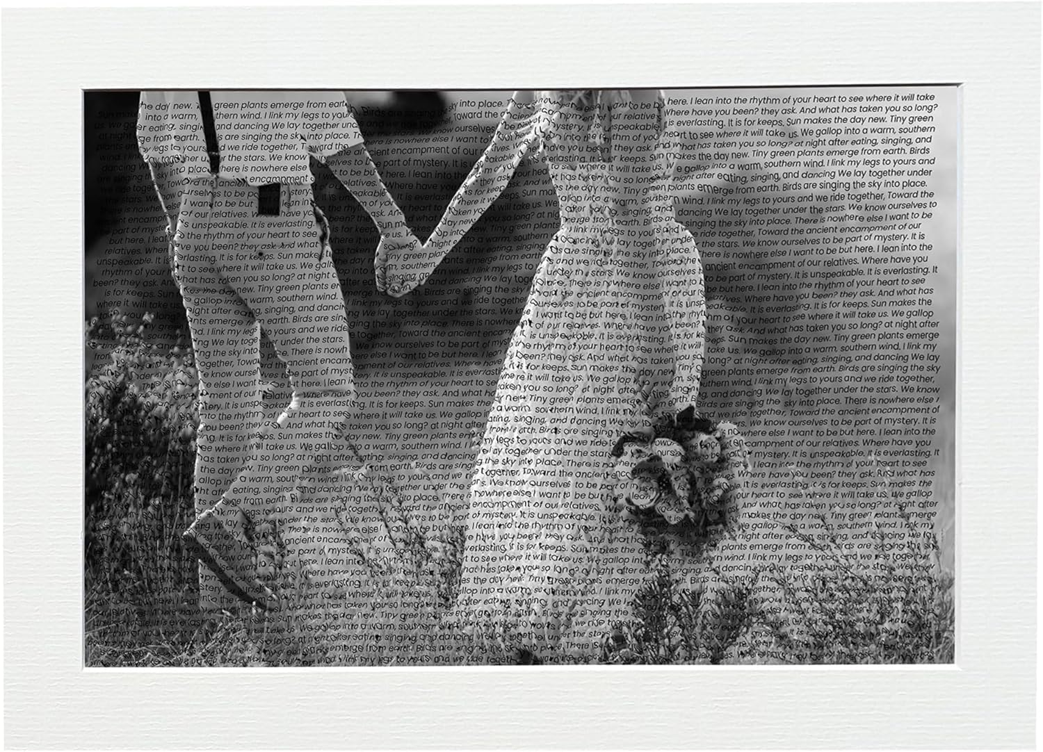 Kitbags & Lockers A3+ A4 Custom Bespoke Framed Gift Personal Photo With Song Music Album Lyrics Poem Sports Quotes Bands Singers Photograph Picture Frame Wall Art (A4, No Frame)