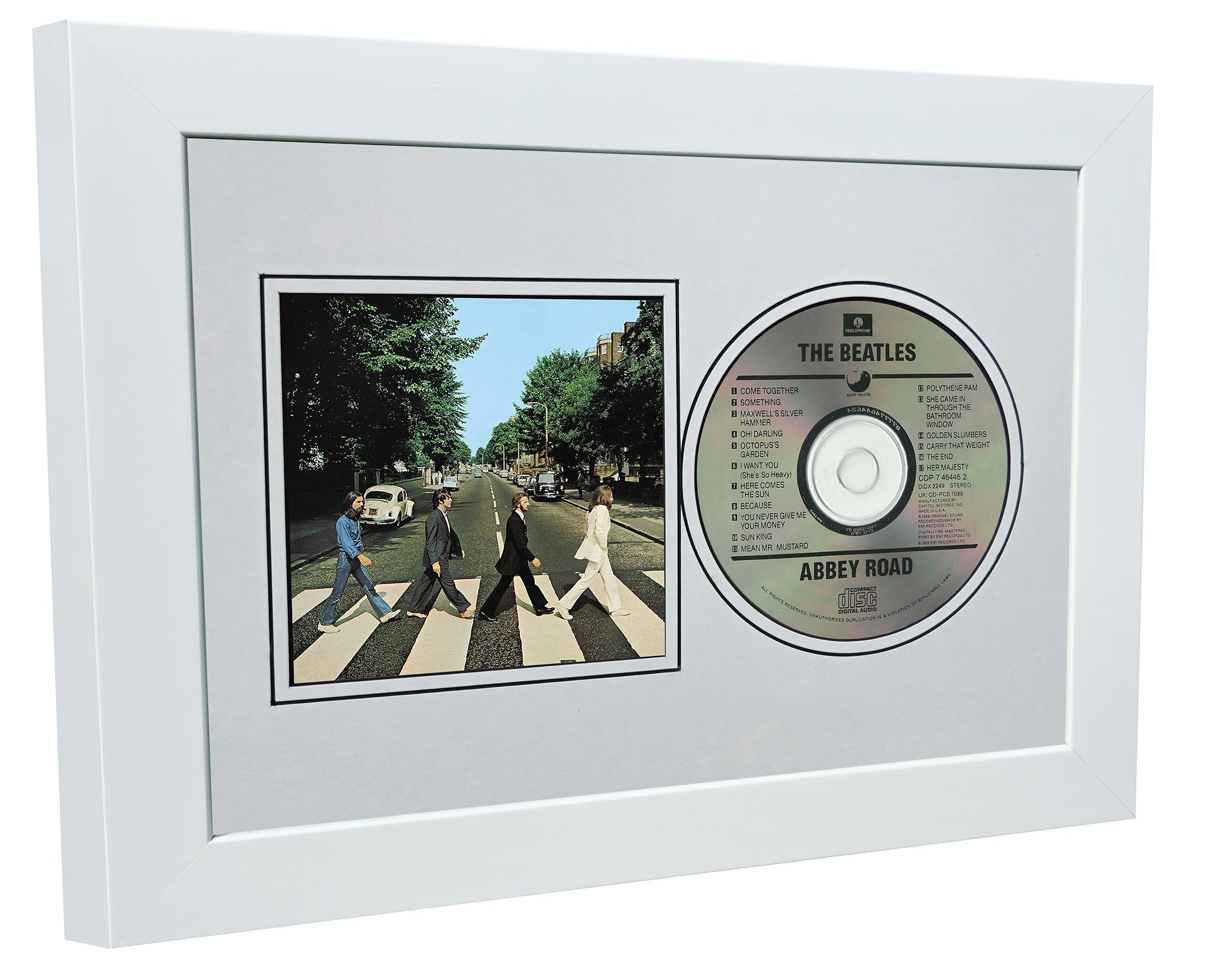 12x8 A4 CD Compact Disc Photo Sleeve Display Frame Case With Mount Matt For Photograph Picture Artwork In Metallic Gold - Silver - Black - Cream Music Gift (Metallic Gold Mount With Black Frame)