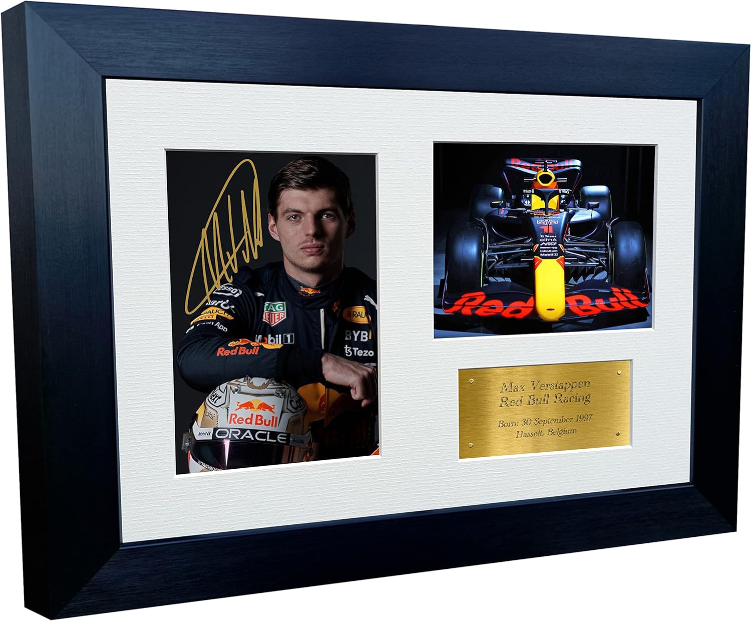 Kitbags & Lockers A4 12x8 Max Verstappen Red Bull Signed Photo Photograph Picture Formula 1 F1 Triple Gold
