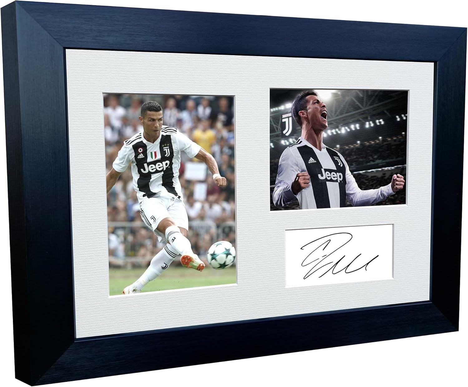 Kitbags & Lockers 12x8 A4 Signed Cristiano Ronaldo Juventus Autographed Photo Photograph Picture Frame Gift