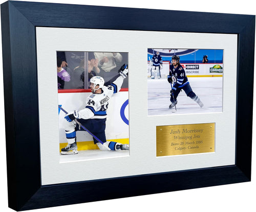 Kitbags & Lockers 12x8 A4 Josh Morrissey Jets NHL Autographed Signed Photo Photograph Picture Frame Ice Hockey Poster Gift Triple G