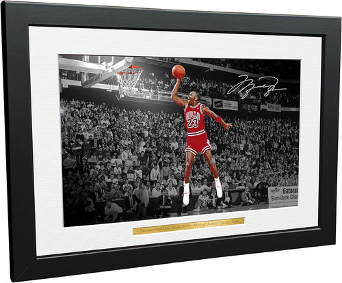 Kitbags & Lockers 10x8 A4 Signed Famous Foul Line Dunk 1988