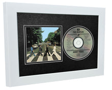 Load image into Gallery viewer, 12x8 A4 CD Compact Disc Photo Sleeve Display Frame Case With Mount Matt For Photograph Picture Artwork In Metallic Gold - Silver - Black - Cream Music Gift (Metallic Gold Mount With Black Frame)