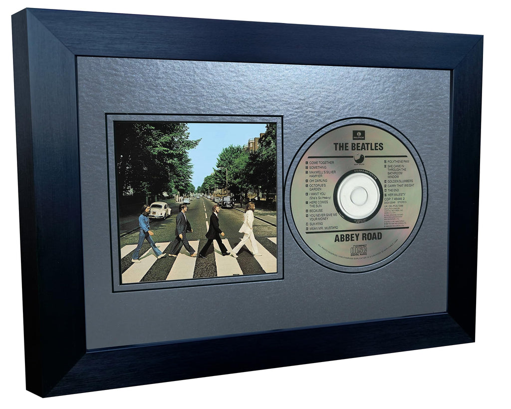 12x8 A4 CD Compact Disc Photo Sleeve Display Frame Case With Mount Matt For Photograph Picture Artwork In Metallic Gold - Silver - Black - Cream Music Gift (Metallic Gold Mount With Black Frame)