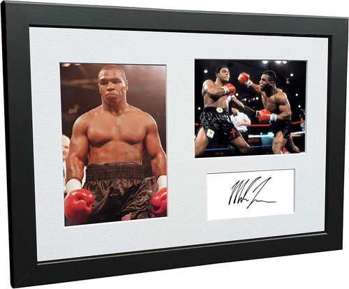 Kitbags & Lockers Mike Tyson 12x8 A4 Autographed Signed Photo Photograph Picture Frame Boxing Gift Poster