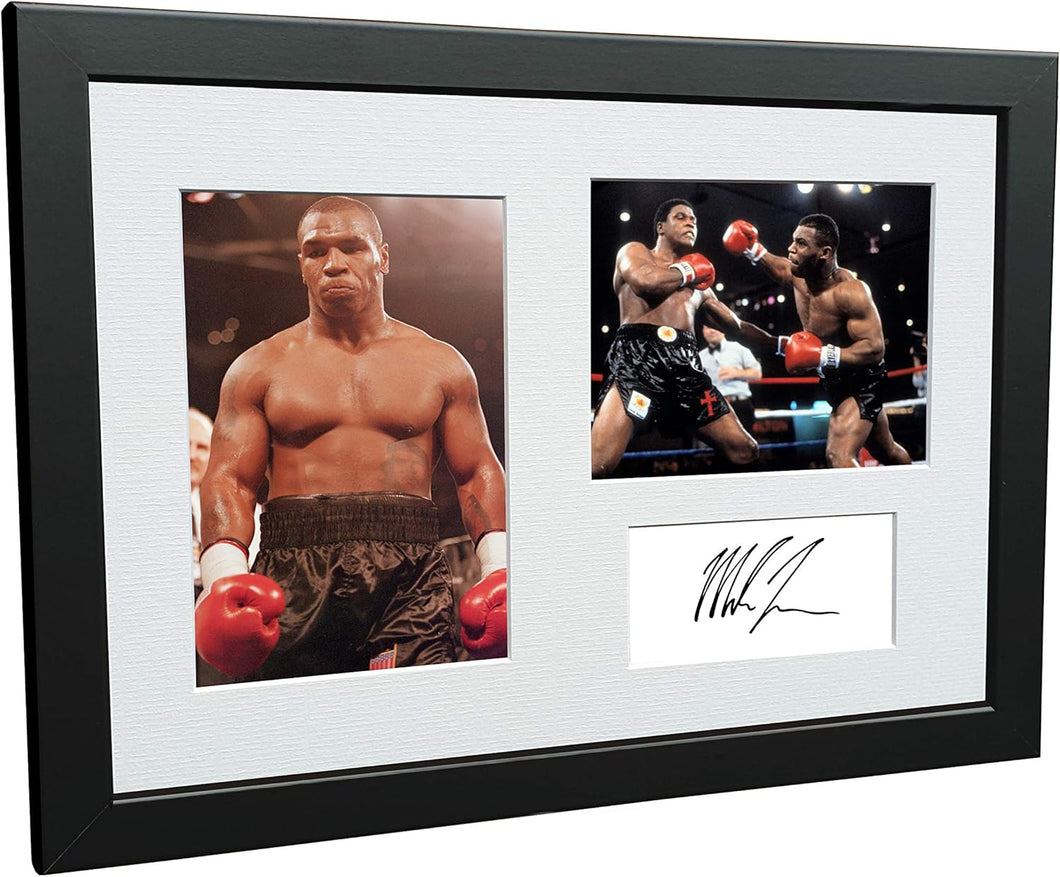 Kitbags & Lockers Mike Tyson 12x8 A4 Autographed Signed Photo Photograph Picture Frame Boxing Gift Poster