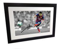 Load image into Gallery viewer, Kitbags &amp; Lockers Signed Lionel Messi &#39;THE FREEKICK&#39; Barcelona Photo Picture Frame Autograph sml