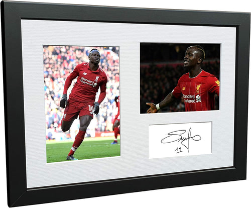 Kitbags & Lockers Sadio Mane 12x8 A4 Signed Liverpool Autographed Photo Photograph Picture Frame Soccer Gift