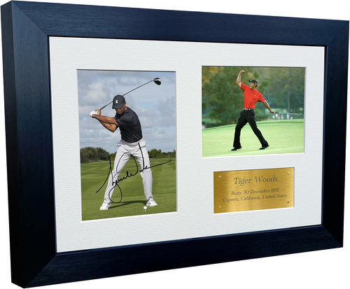 Kitbags & Lockers Tiger Woods US Open PGA Tour Champion Masters Golf Autographed Signed 12x8 A4 Photo Photograph Picture Frame Poster Gift Triple G
