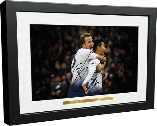 Kitbags & Lockers 12x8 A4 Signed Harry Kane Son Heung min Tottenham Hotspur Spurs Autographed Photo Photograph Picture frame Gift 2